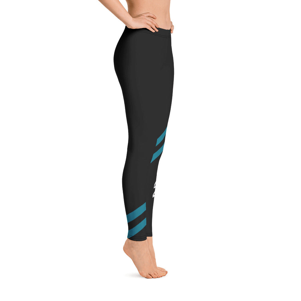 Womens NEW Leggings with Mesh Panel and Stripes Airy Sports Activewear Pants  G33